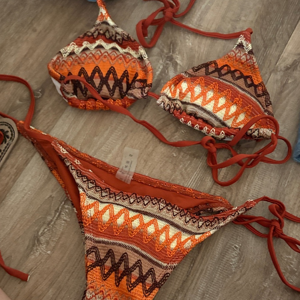 Colorful Zigzag Bikini Set